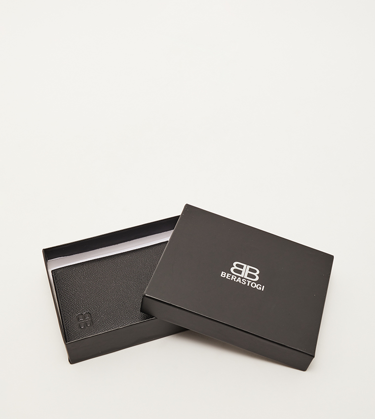 Textured Bi-Fold Wallet