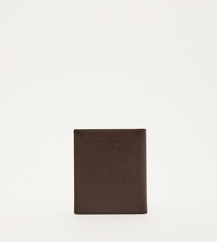 Textured Bi-Fold Wallet