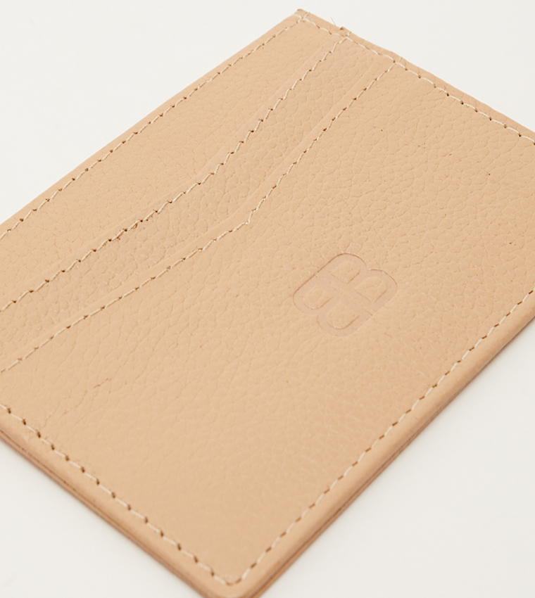Croc Textured Card Holder