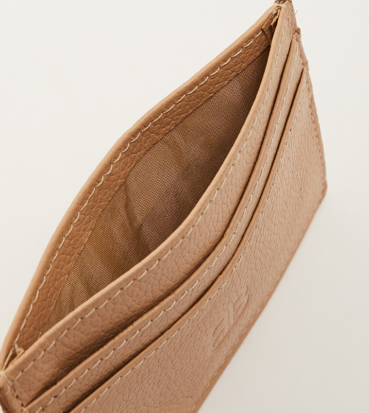 Croc Textured Card Holder
