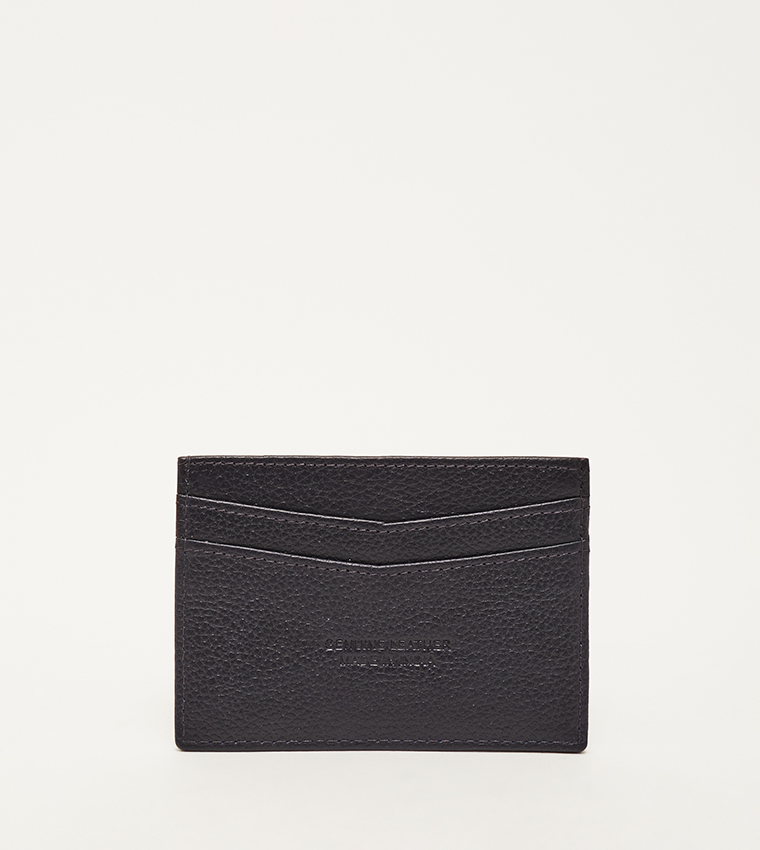 Croc Textured Card Holder