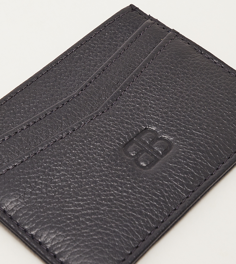 Croc Textured Card Holder