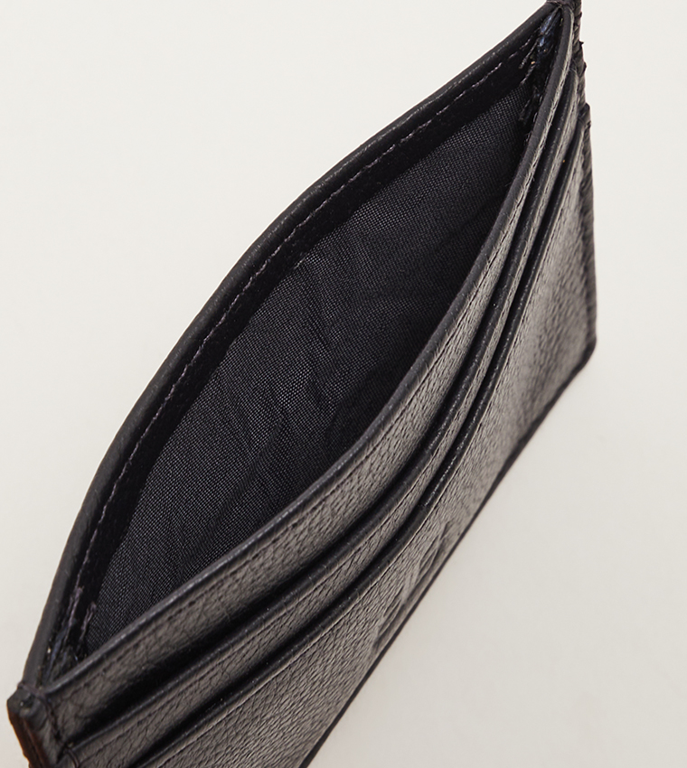 Croc Textured Card Holder