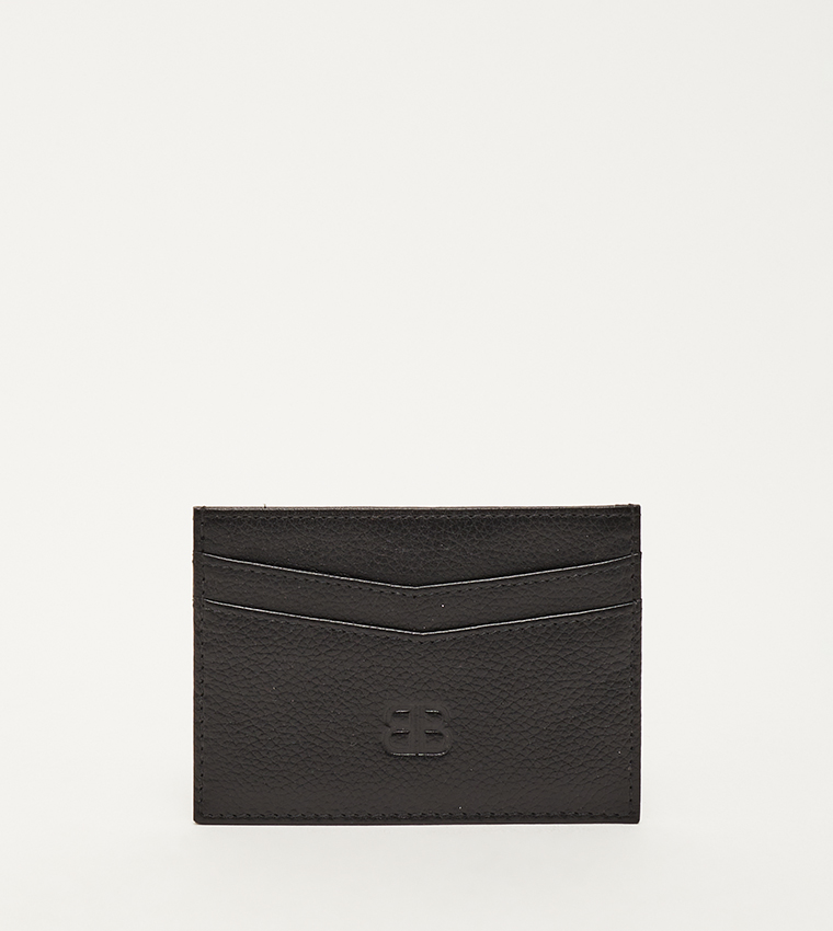 Croc Textured Card Holder