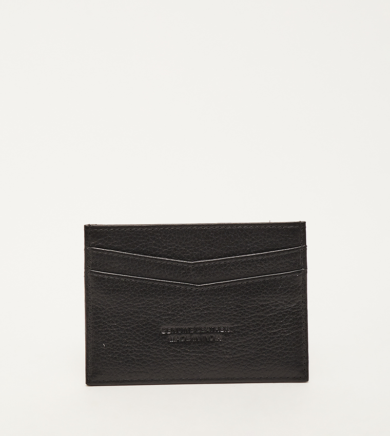 Croc Textured Card Holder