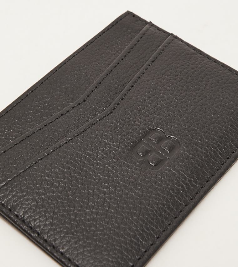 Croc Textured Card Holder
