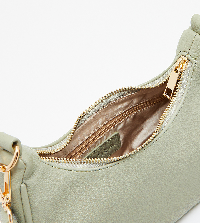 Buy Tyra Textured Crossbody Bag With Coin Purse In Green 6thStreet UAE