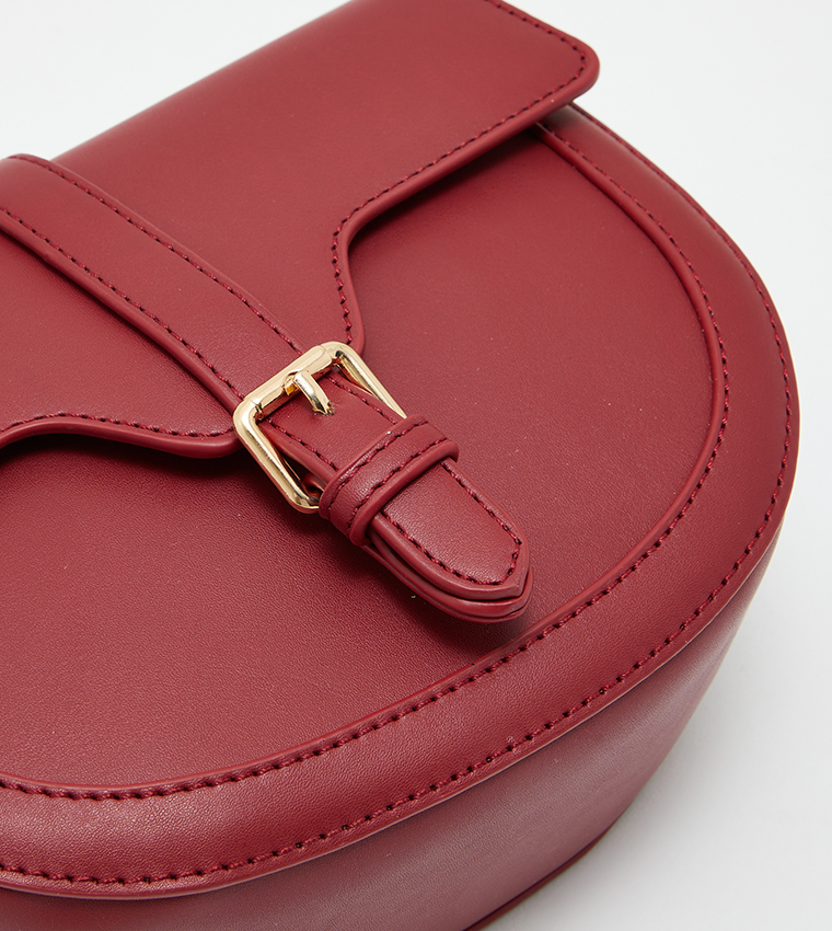 Magnetic Closure Flap Crossbody Bag