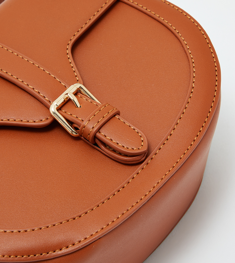 Magnetic Closure Flap Crossbody Bag