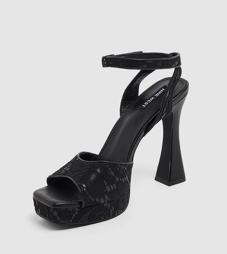 D-SUN Ankle Strap Heel Sandals