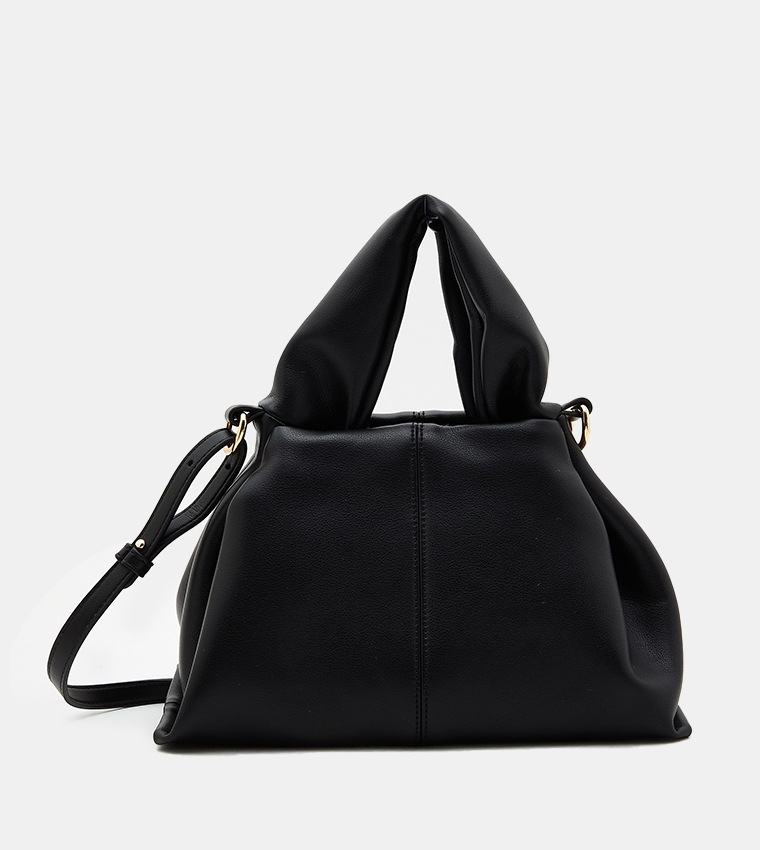 Slouched Puffer Handheld Bag