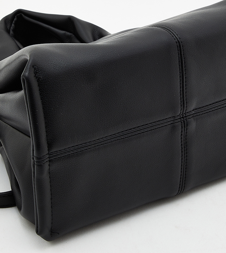 Slouched Puffer Handheld Bag