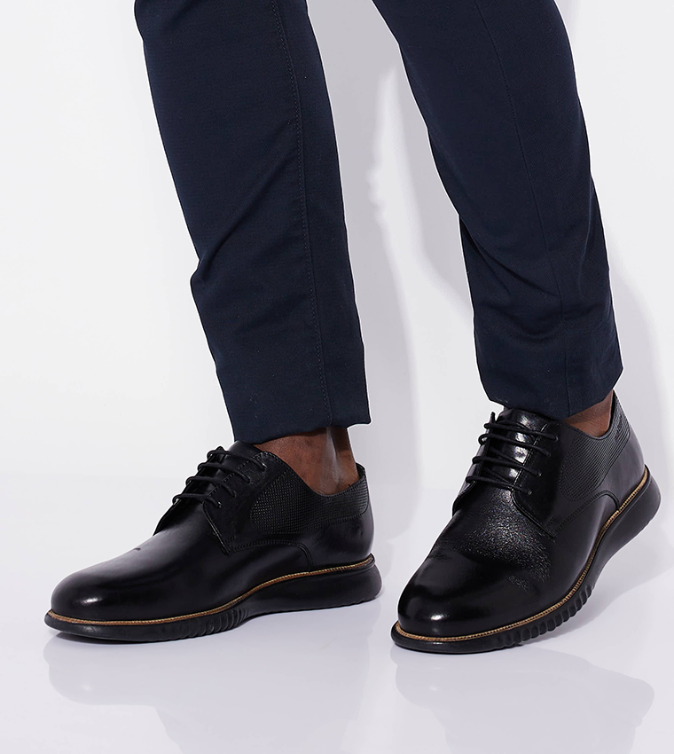 Mens leather best sale derby shoes