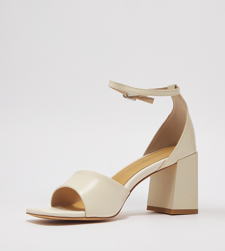 Open top toe beige