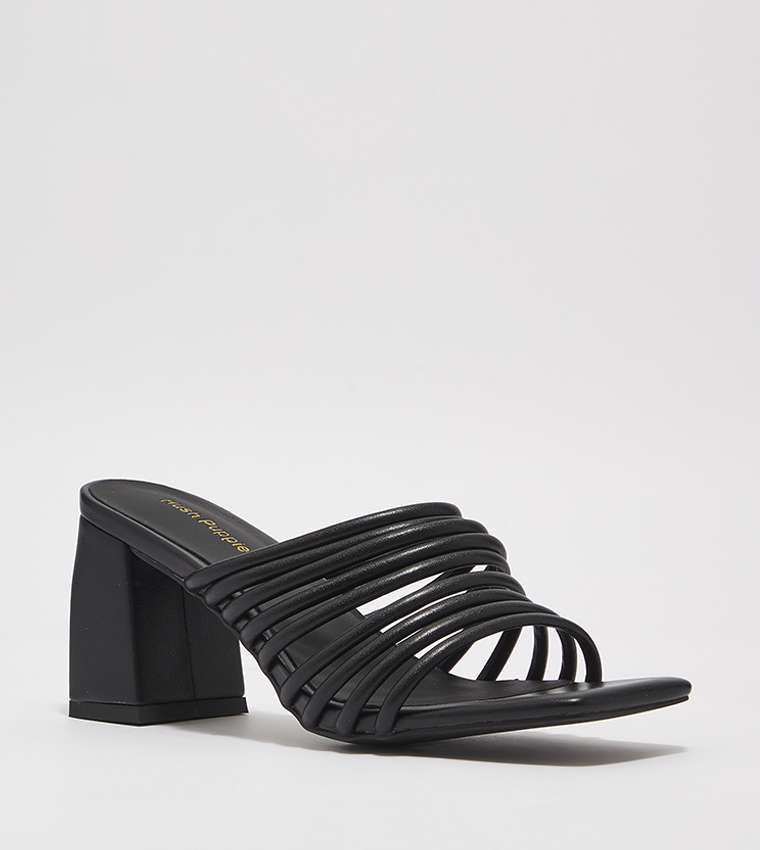 Strappy Block Heel Sandals