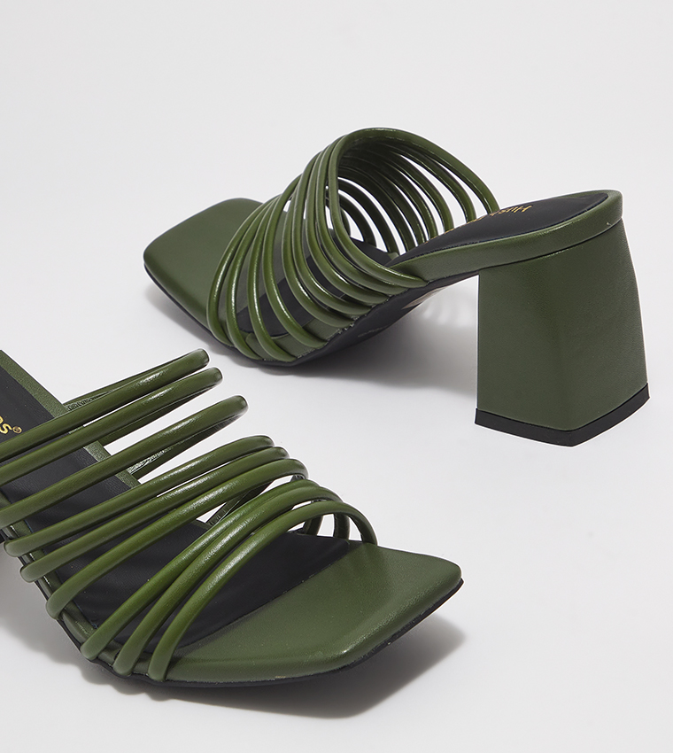 Strappy Block Heel Sandals