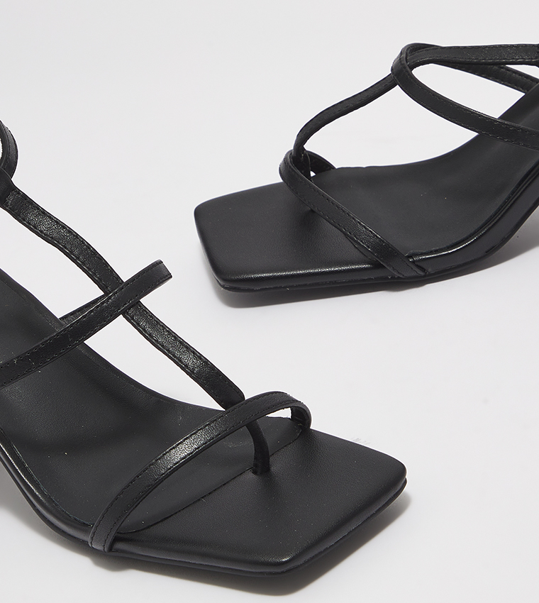 Block Heel Ankle Strap Sandals