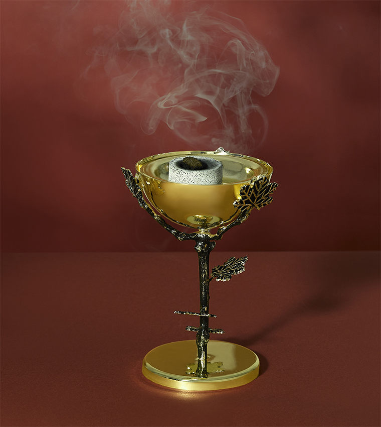 Handcrafted Leaf Decor Incense Burner - Home Boutique Collection