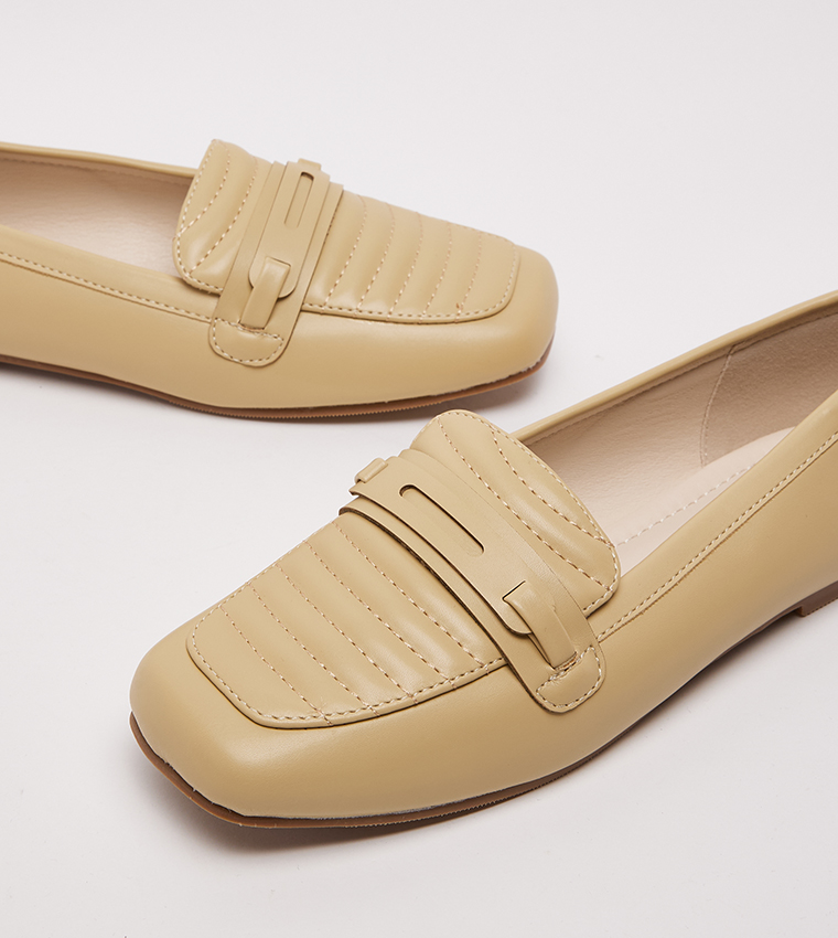 D-MOC Quilted Slip-on Loafers