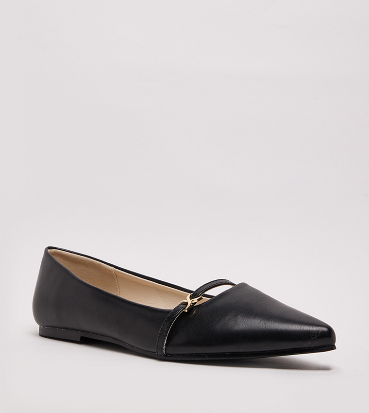 D-PIPER Buckle Detail Ballerinas