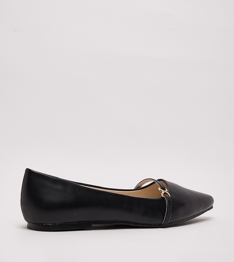 D-PIPER Buckle Detail Ballerinas