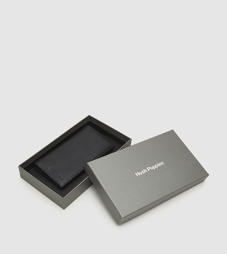 Logo Embossed Bi-Fold Card Holder