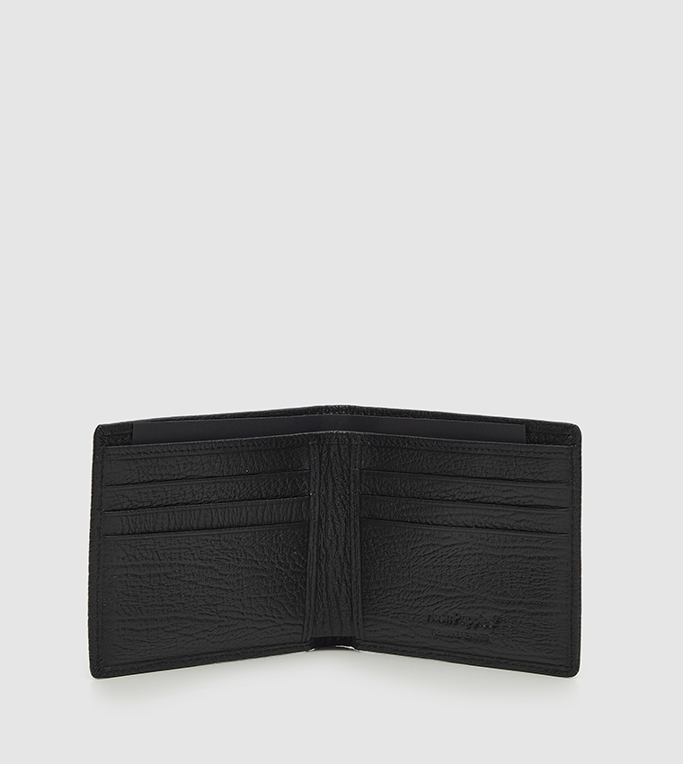 Logo Embossed Bi-Fold Wallet
