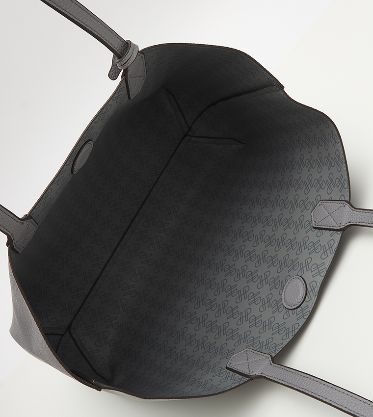 Textured Shoulder Bag with Pouch