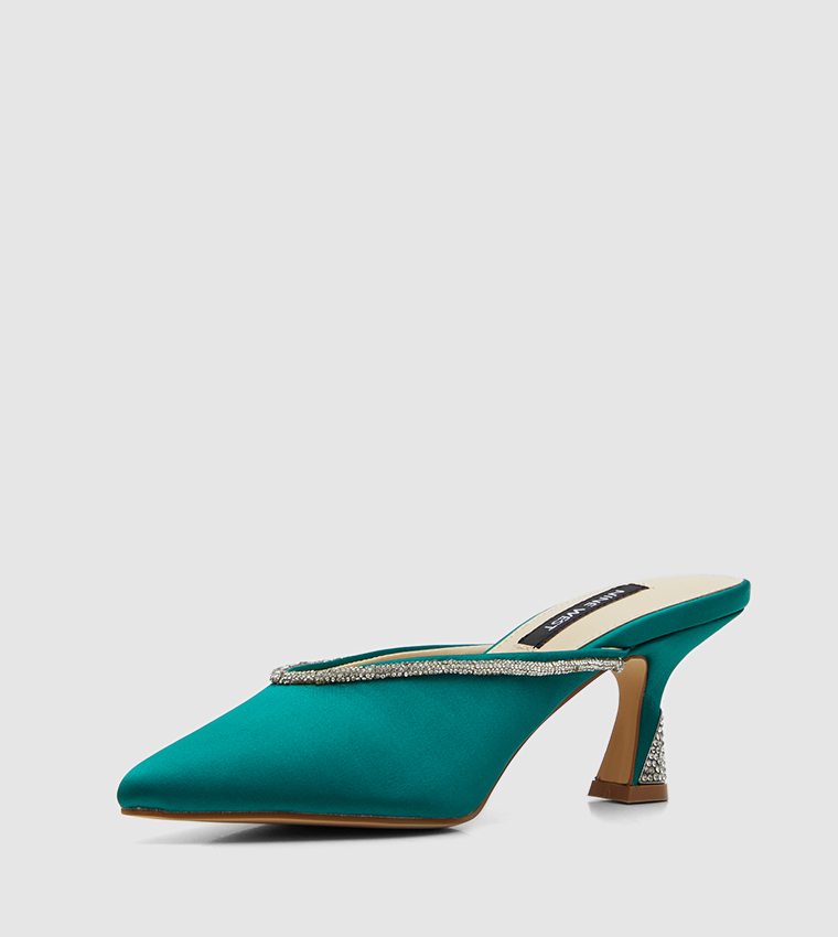 TANISHA Embellished Mule Pumps