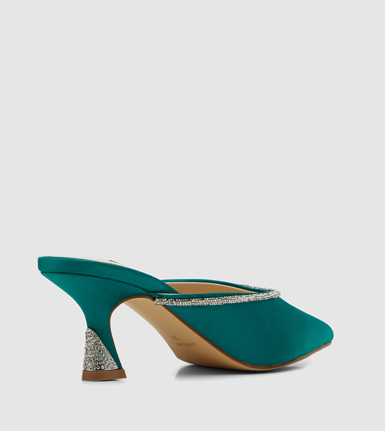 TANISHA Embellished Mule Pumps