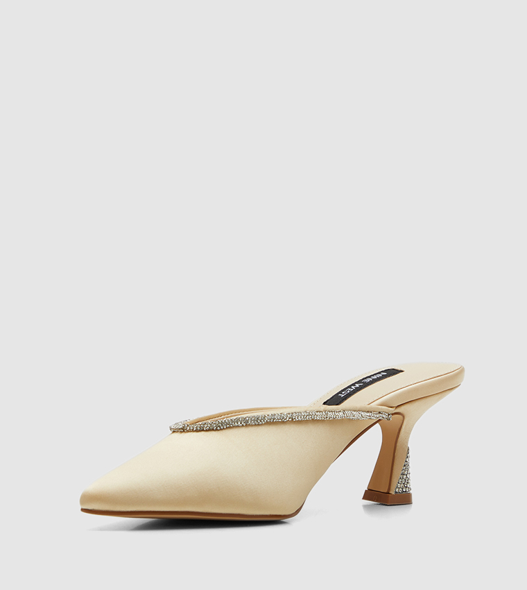 TANISHA Embellished Mule Pumps