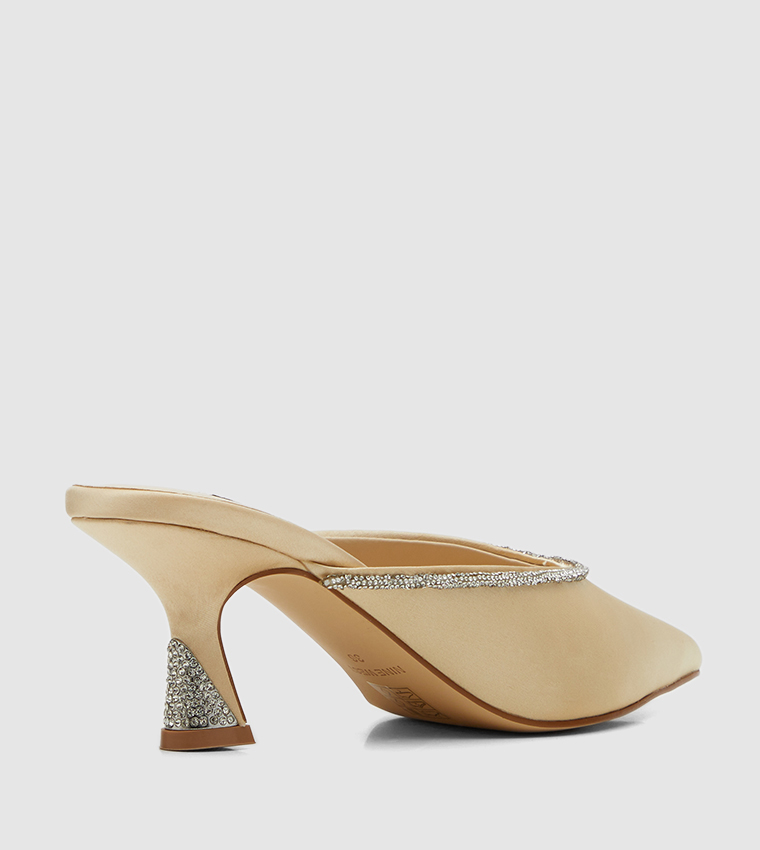 TANISHA Embellished Mule Pumps