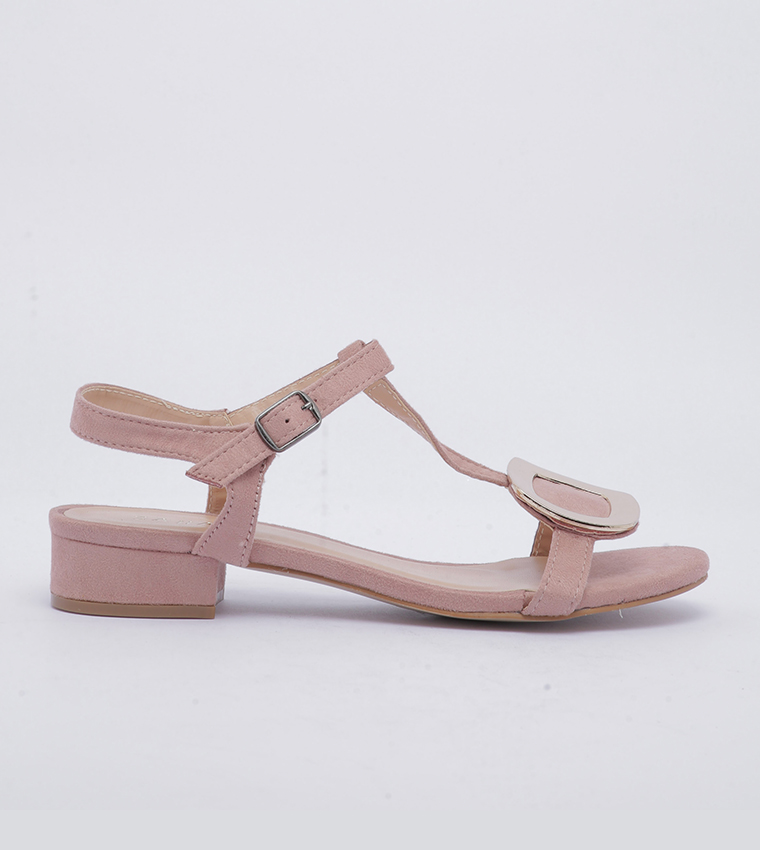 Buy ZAHA @ CCC Leather Sandals For Women Dusty Pink In Pink | 6thStreet  Qatar