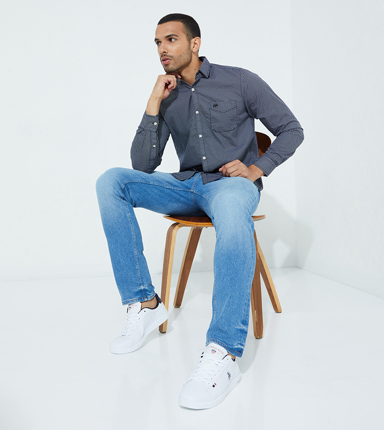 FRANCO 3FX Lace-Up Low Top Sneakers