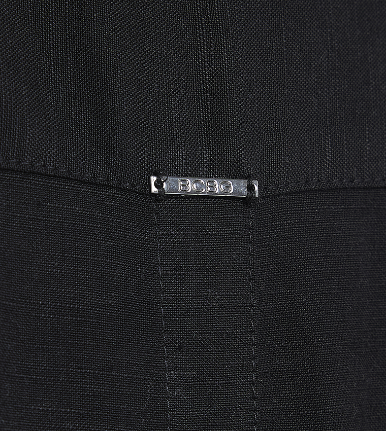 Solid Oversized Linen Shirt