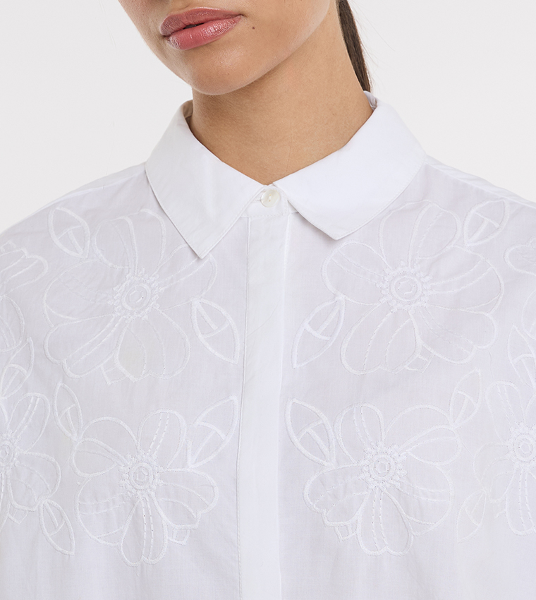 Embroidered Long Sleeves Shirt 