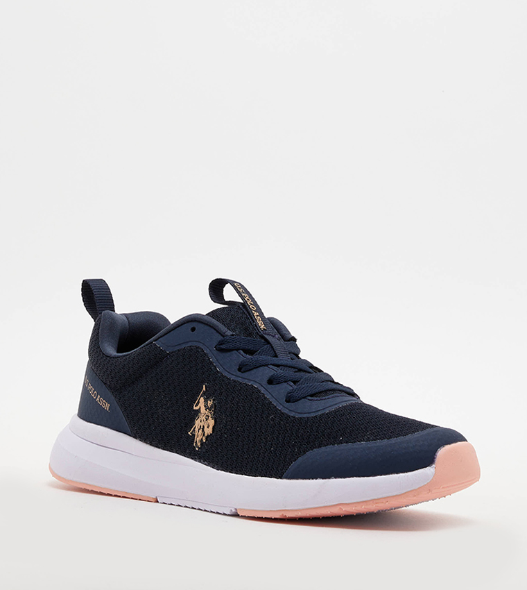 Buy U.S. Polo Assn. SMART 3FX Knitted Running Shoes In Navy