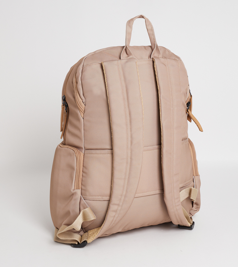 Chevron Zippered Backpack
