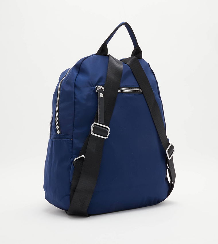 Solid Zip Around Backpack
