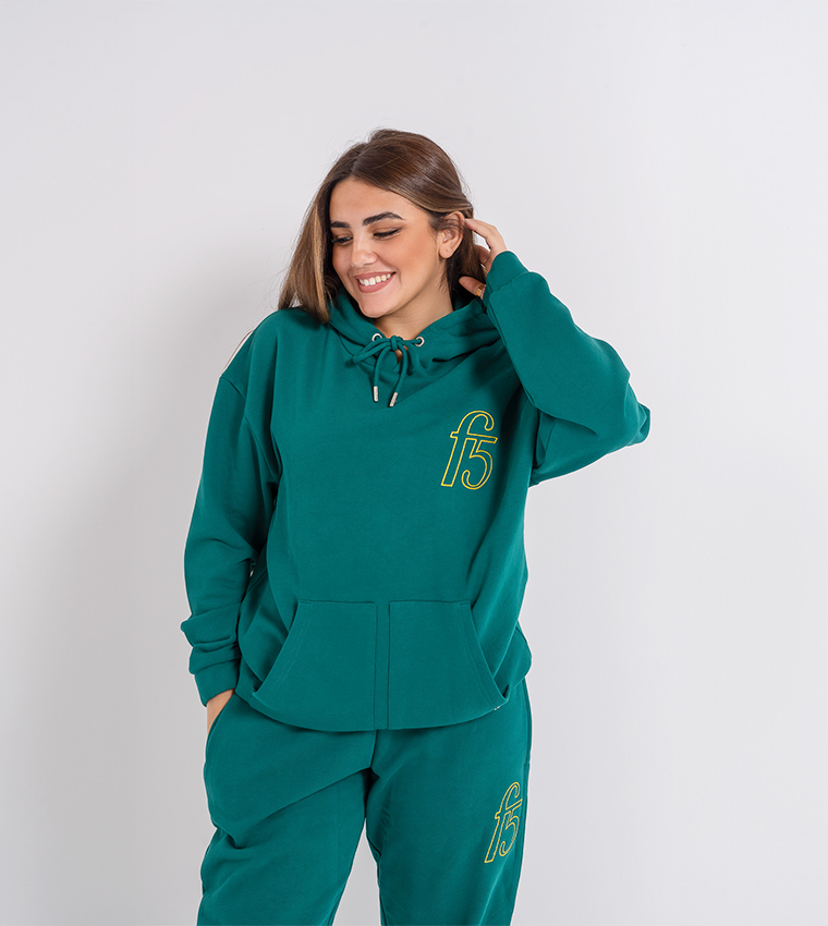 Logo Embroidered Organic Cotton Hoodie