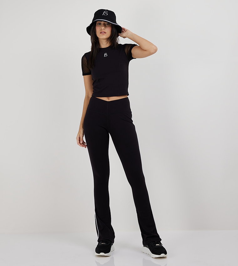 Logo Embroidered Active Top