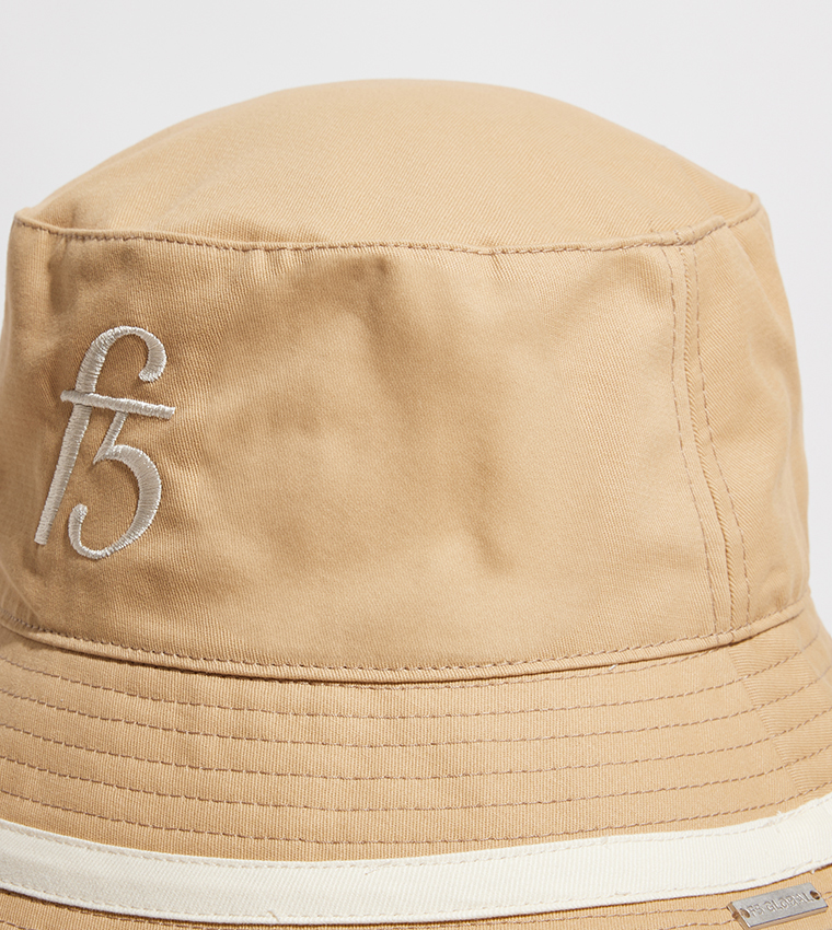 Logo Embroidered Bucket Hat