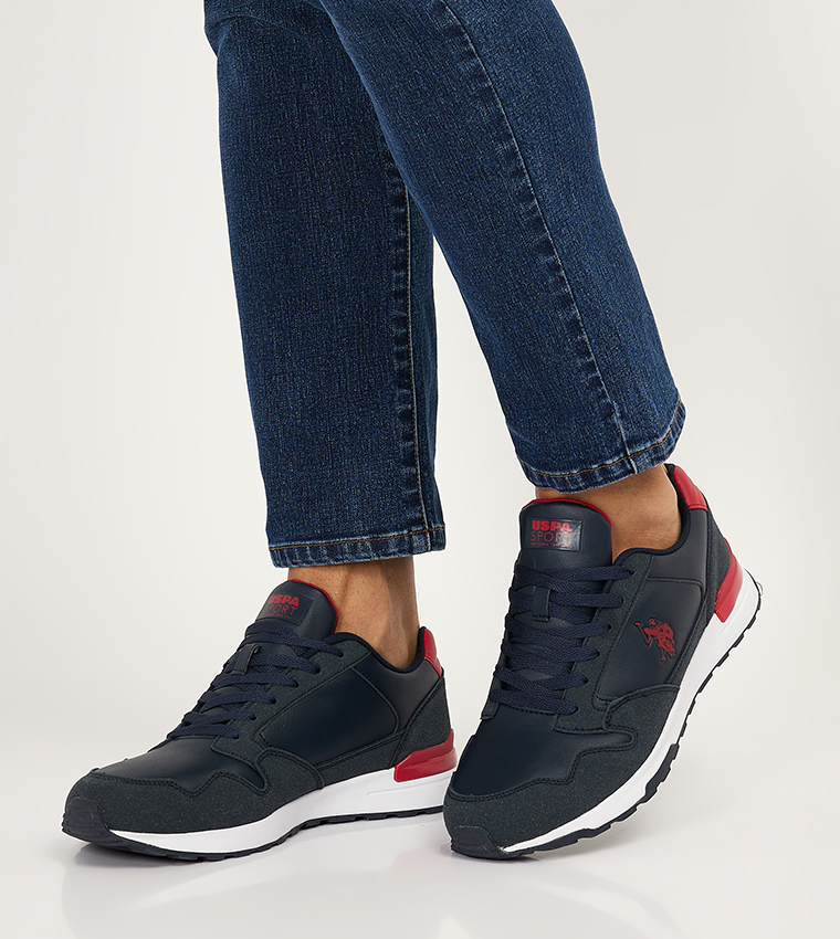 RANGER 3PR Logo Detail Lace-Up Sneakers