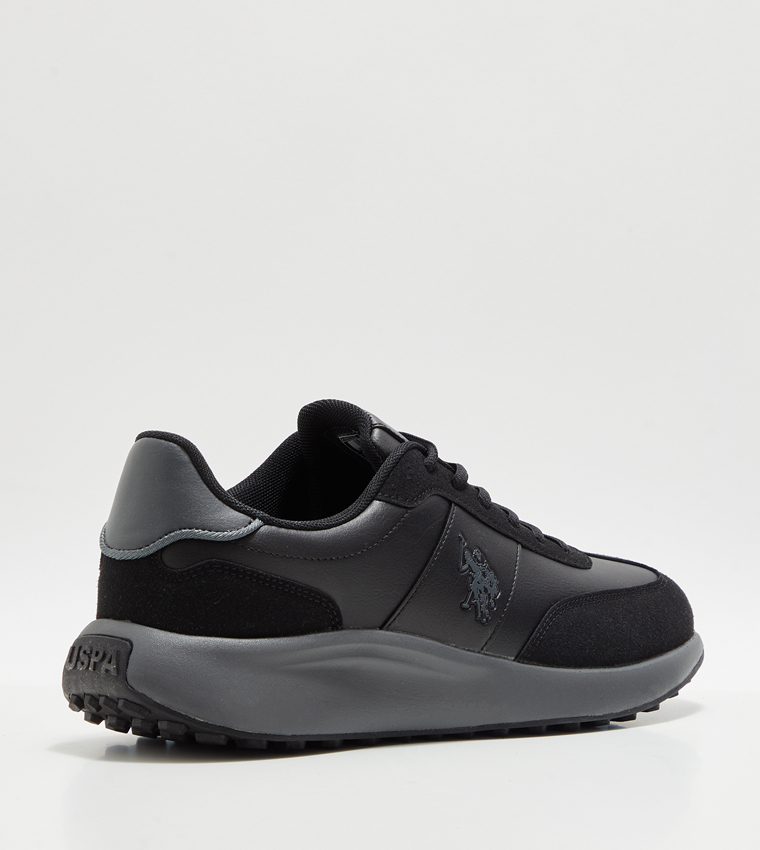 REMUS 3PR Logo Detail Lace-Up Sneakers