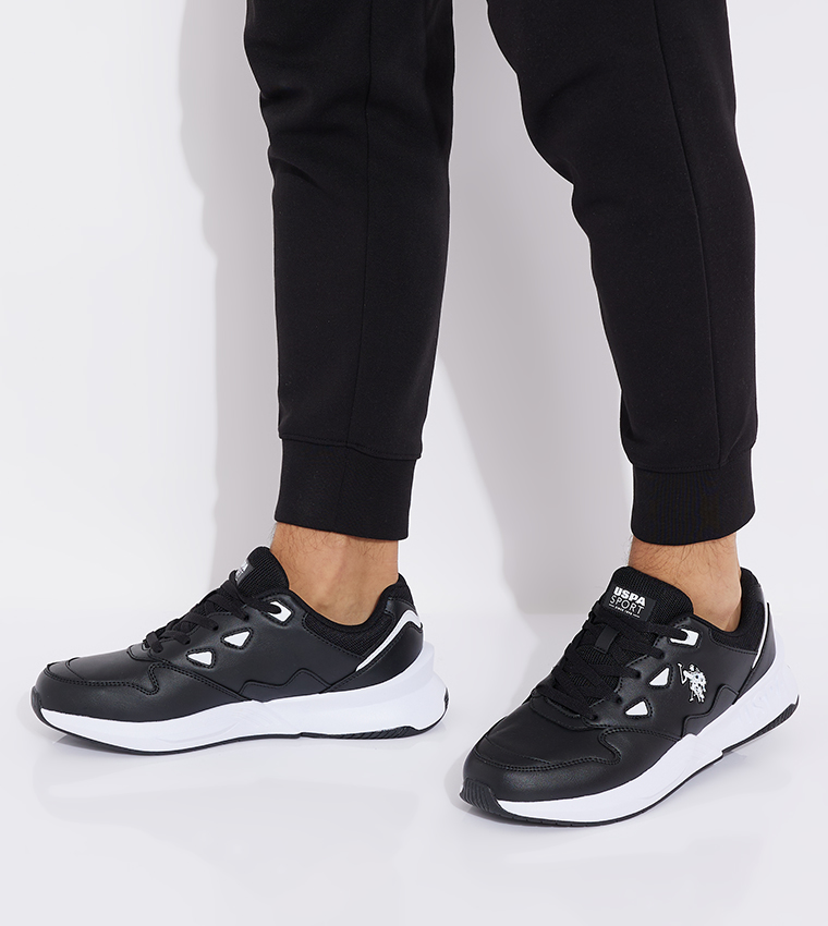 VICE 3PR Logo Detail Lace-Up Sneakers