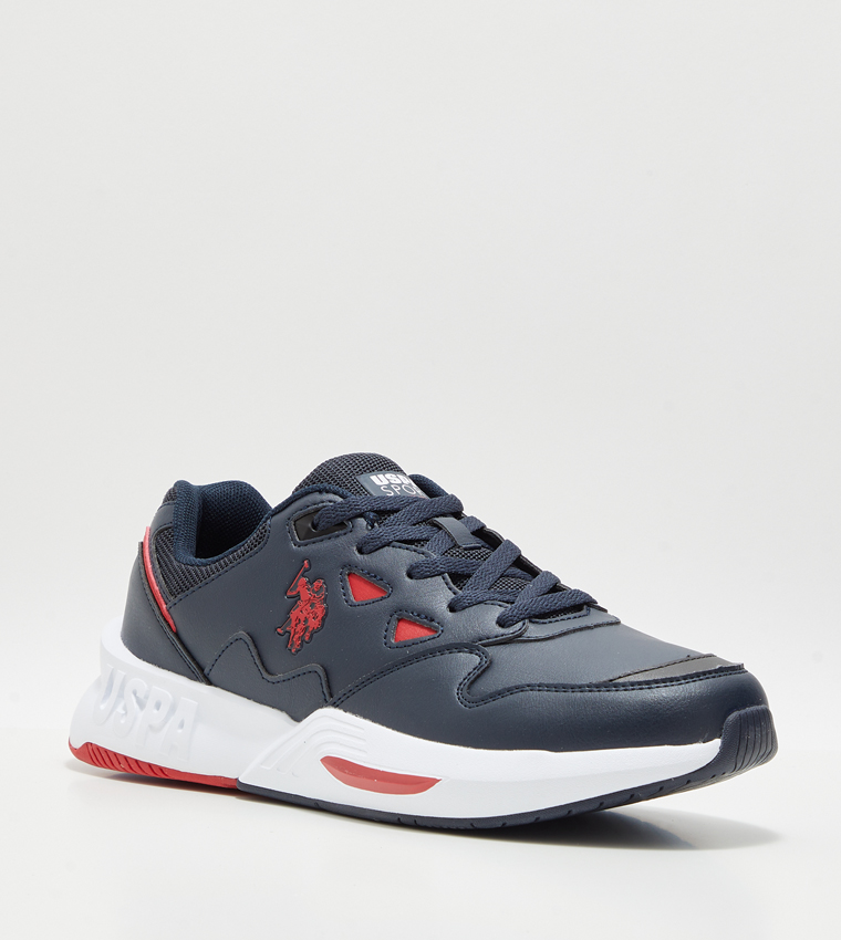 VICE 3PR Logo Detail Lace-Up Sneakers