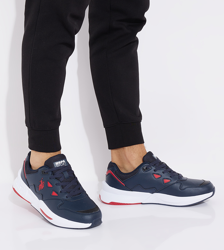 VICE 3PR Logo Detail Lace-Up Sneakers