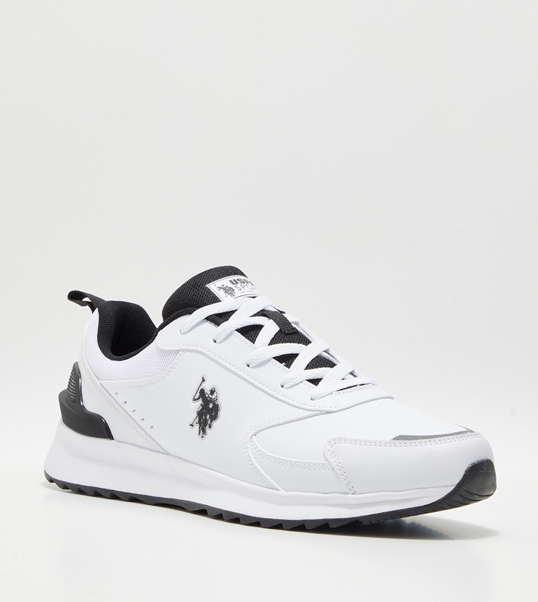 Buy U.S. Polo Assn. OLIVER 3PR Lace Up Sneakers In White | 6thStreet UAE