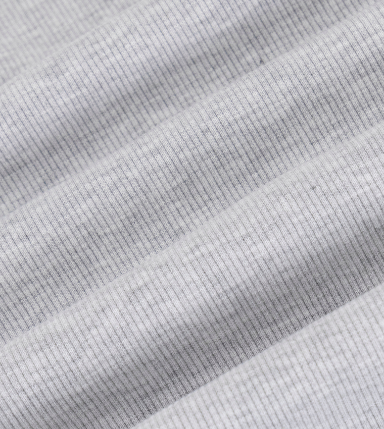 Ribbed Crew Neck Tank Top