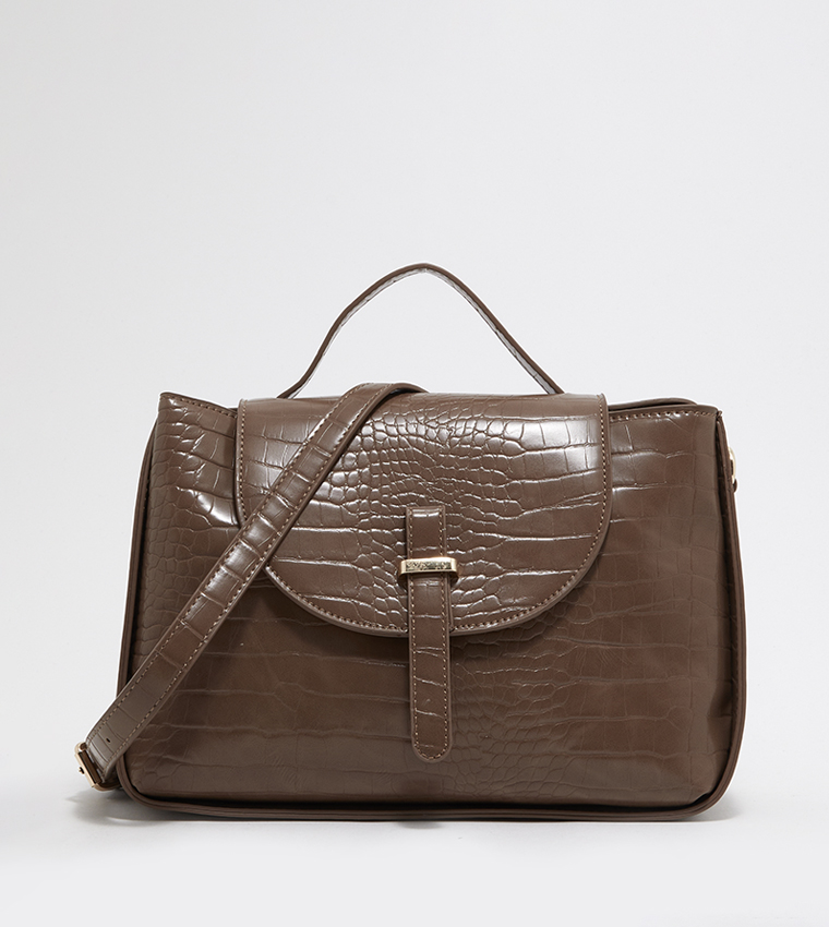 Tan satchel sales bag